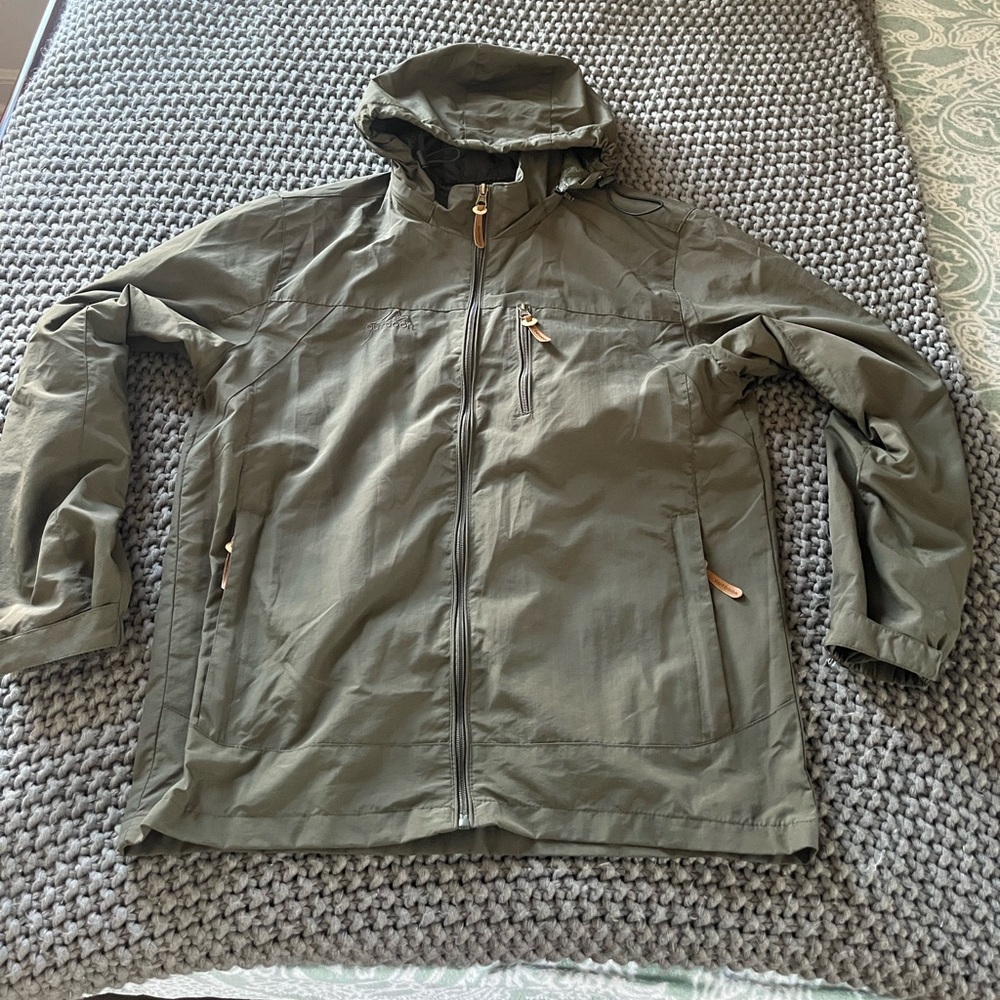 Men's Green Hooded Jacket